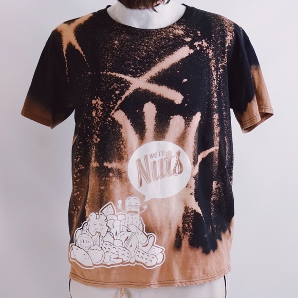 Custom bleached Whole Foods T - Picture 3 of 4